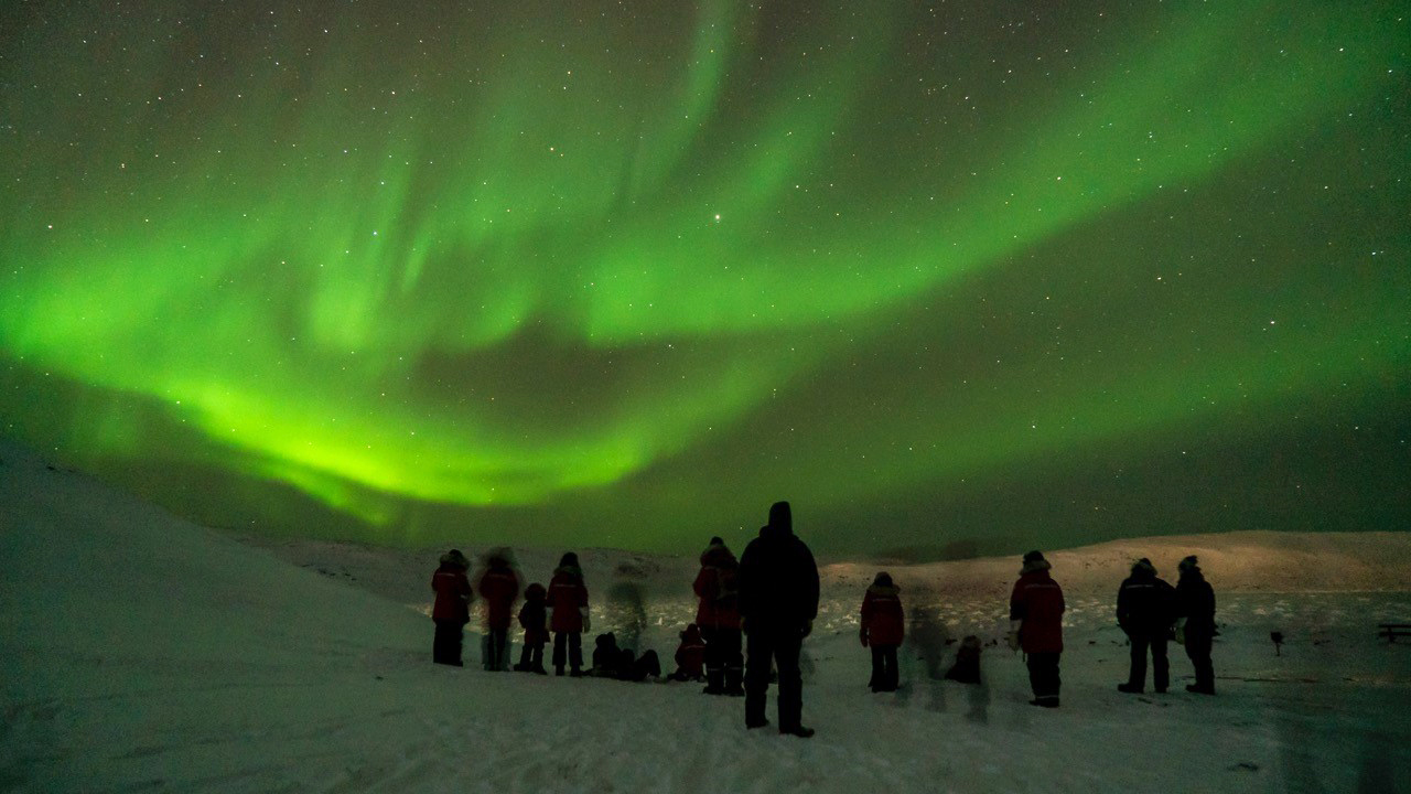 Sentinel North International Arctic Field School - Northern Lights near Iqaluit