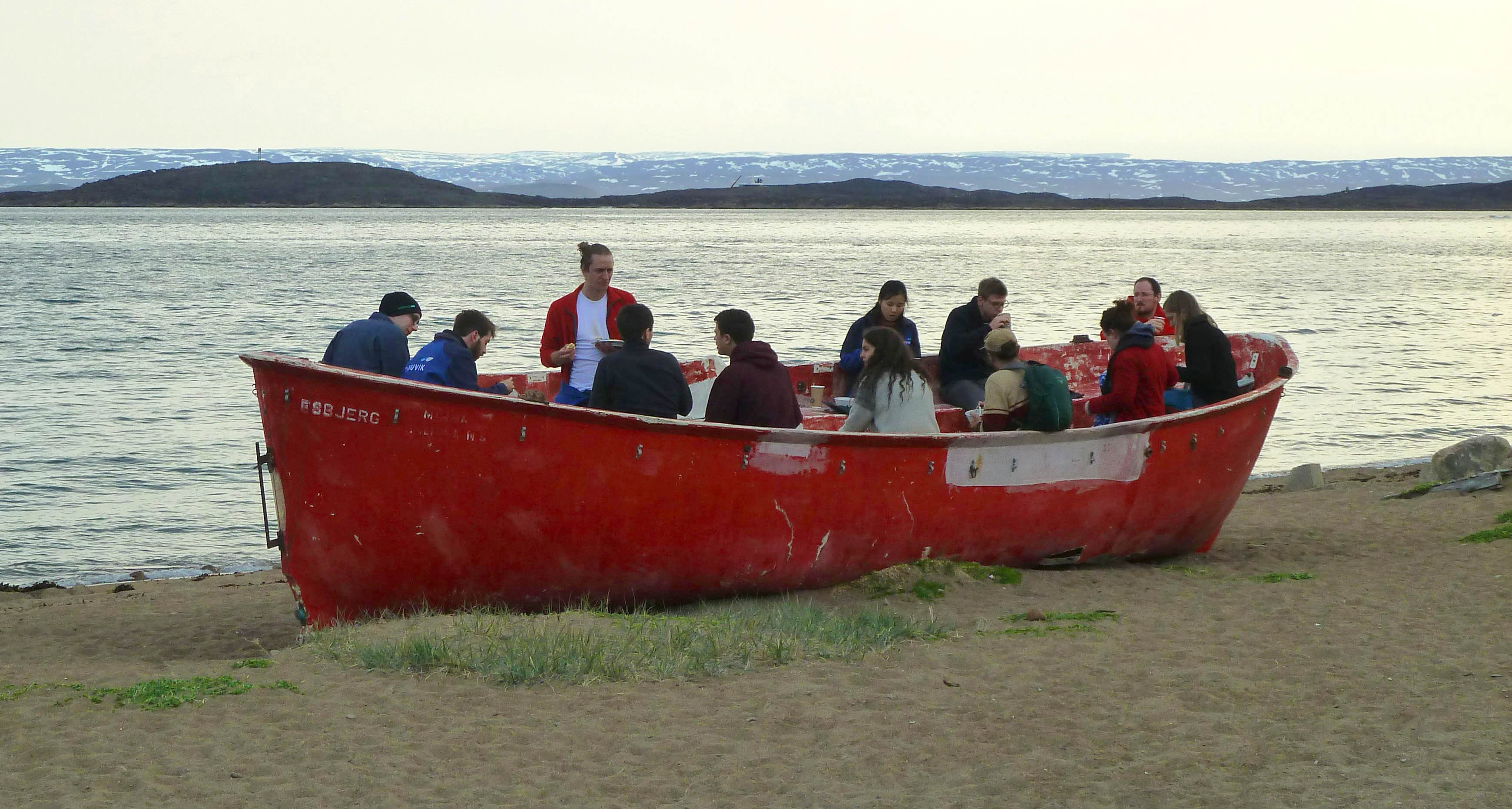 Lunch on Apex Beach - Sentinel North international phd school