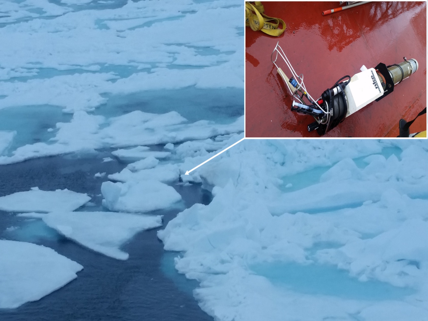 ARGO Float stuck in ice - Sentinel North international phd school