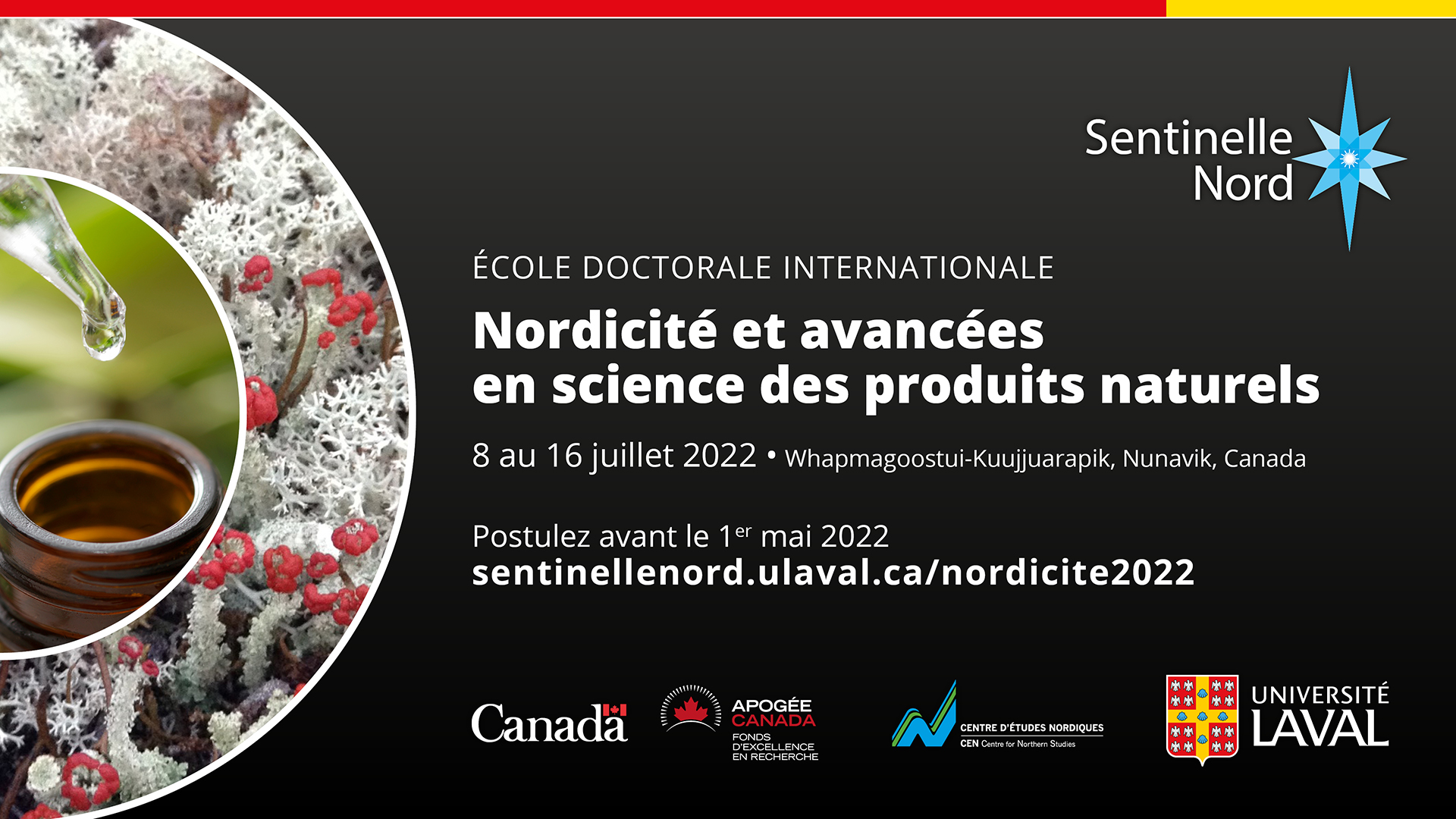 école doctorale nordicité et avancées en science des produits naturels sentinelle nord