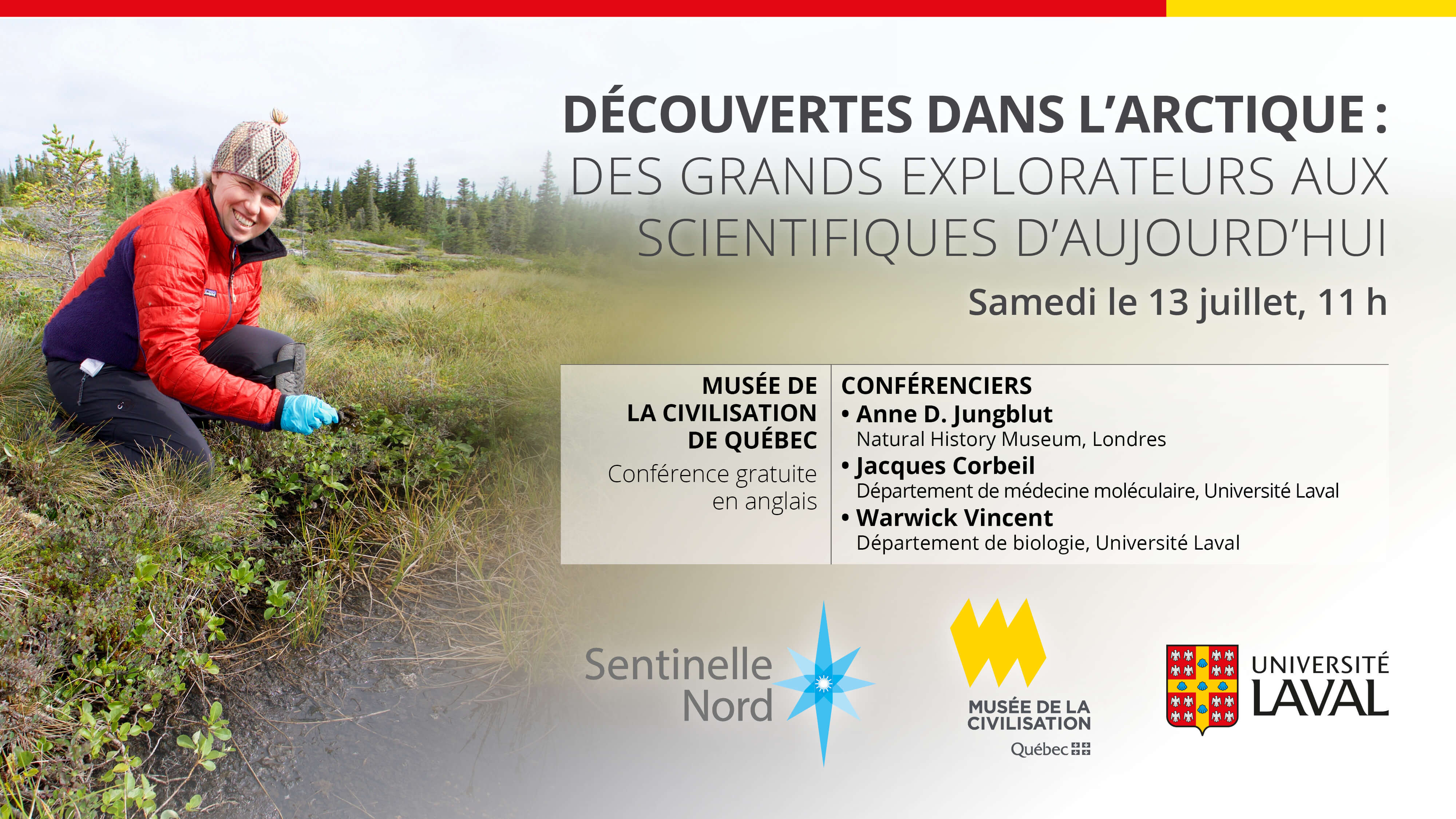 conférence découverte dans l'arctique sentinelle nord